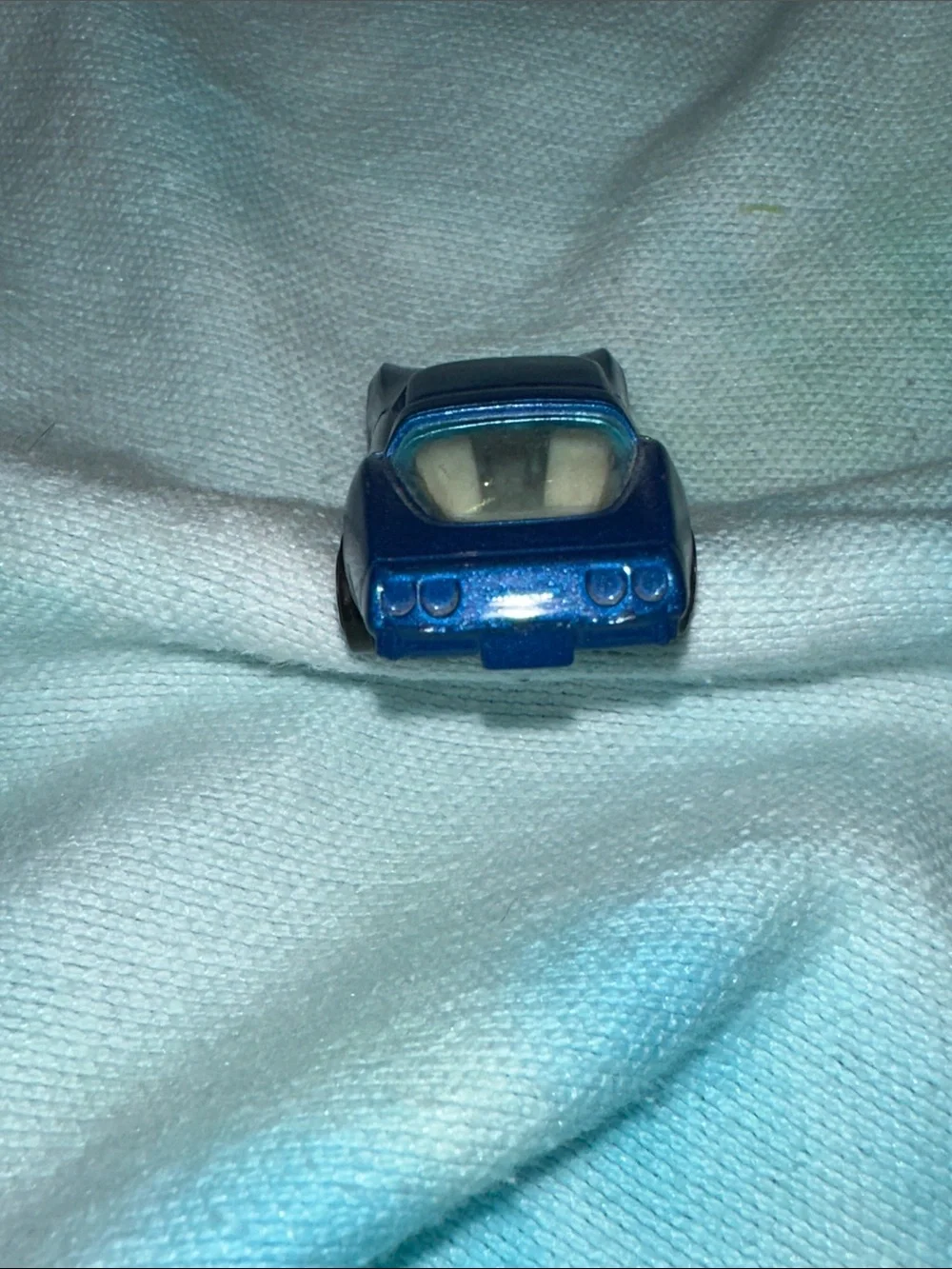 Yatming 70s No. 1080 vintage blue Chevrolet Corvette die-cast car